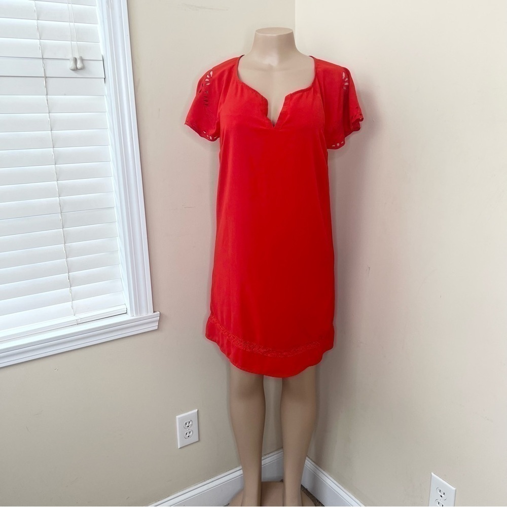 SKIES ARE BLUE Orange Dress